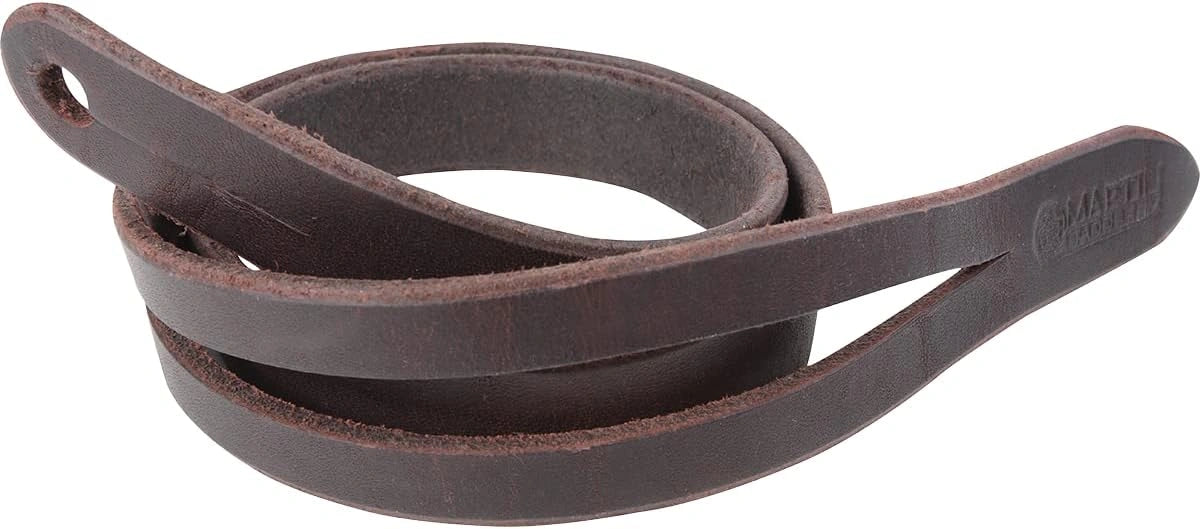 Martin Saddlery Latigo Leather Rope Strap - Secure Roping Rope Holder - 12 x 3 x 6 inches