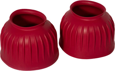 Two red plastic bushings  for horses