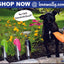 LoveWally Outdoor Adventure Gear 25oz Dog Water Bottle Travel Bowl - Hooves and Paws