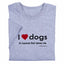 Adult T-Shirt - I Love Dogs Its Humans - Hooves and Paws
