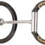 Classic Equine Floral Scroll D-Ring Bit - Thin Smooth Bar Snaffle