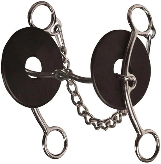 Professional's Choice Brittany Pozzi Snaffle Med Lifter Bit - Hooves and Paws