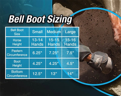 Weaver Leather Horse Equine Ballistic 2520D Nylon No - Turn Overreach Bell Boots - Hooves and Paws