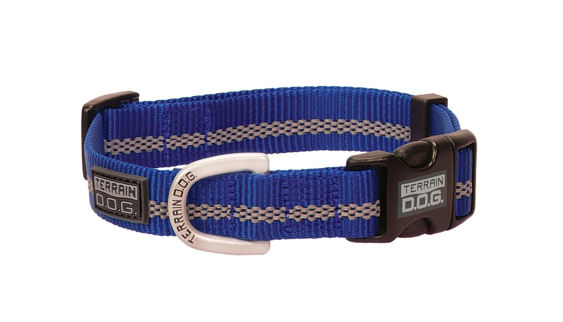 Weaver Leather Terrain D.O.G. Reflective Snap - n - Go Collar - Hooves and Paws
