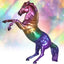 Breyer Horses 2022 Traditional Series Jewels | Fall 2022 Rainbow Decorator 1866 - Hooves and Paws