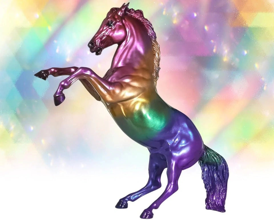 Breyer Horses 2022 Traditional Series Jewels | Fall 2022 Rainbow Decorator 1866 - Hooves and Paws