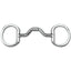 Myler Eggbutt Snaffle Without Hooks With Stainless Steel Ported Barrel 5 Inch Mouth Copper Inlay Mb 33 - Hooves and Paws