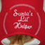 Doggie Design Dog Pjs Pet Pajamas Clothes Holiday Christmas Thermal Santas Lil Helper Embroidered - Hooves and Paws