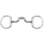 Myler Eggbutt Snaffle With Hooks With Stainless Steel Low Ported Barrel Narrow 5 Inch Mouth Copper Inlay Mb 43lp - Hooves and Paws