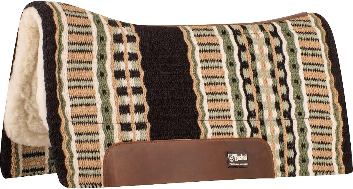 Cashel Blanket Top Performance Saddle Pad 32x34 - Merino Fleece - Comfort & Protection