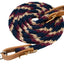 Weaver Leather Poly Roper Rein - 5/8" x 10' - Soft Poly Rope with Leather Water Loops and Scissor Snaps
