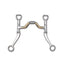 Myler Flat Shank With Cyprium Ported Barrel 5 Inch Mouth Curb Bit Sweet Iron Mb 33 - Hooves and Paws