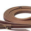 Weaver Leather Extra Heavy Harness Leather Split Reins - Golden Chestnut, Weighted Ends, Water Tie Bit Ends, Oil-Dipped