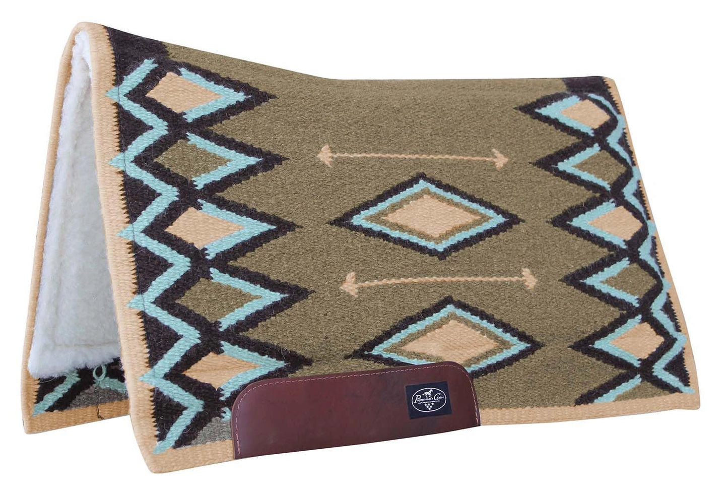 Professional's Choice Jalapeno Saddle Pad | 100% New Zealand Wool Blanket Top