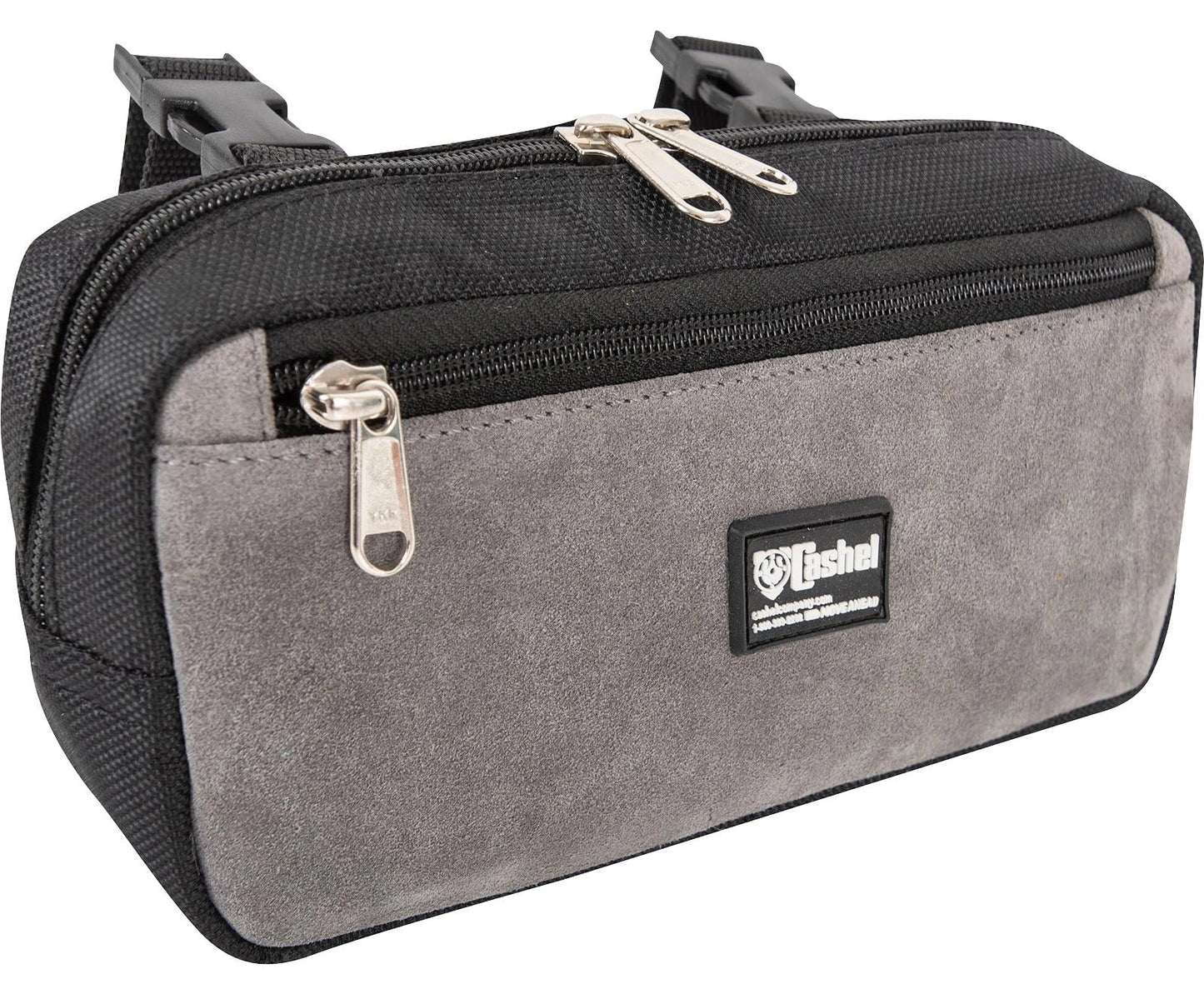 Cashel Small Pommel Bag, Suede - Hooves and Paws