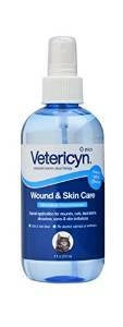 Vetericyn Plus Wound Skin Care - Fast Healing for Pets, displayed with professional product photography