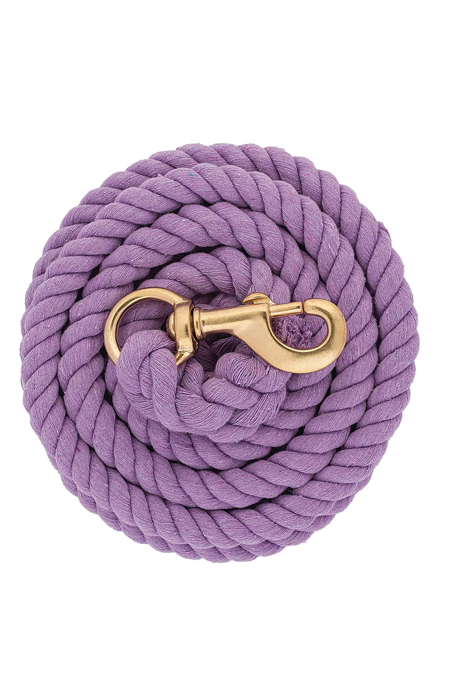 Weaver Leather Equine Performance Soft Grip Cotton Lead Rope with Brass Snap - 5/8" x 10'