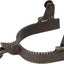 Weaver Leather Ladies' Spurs - 1-1/2" Shank, 3/4" Band, 8-Point Rowel, Buffed Brown