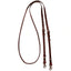 Cashel Company 8 foot Adjustable Reins w/Rawhide Trim Chocolate 8FT - Hooves and Paws