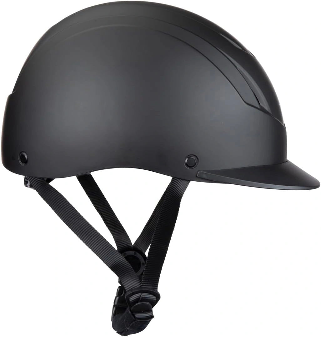 Shires Karben Equestrian Riding Helmet Low Profile Matteo Horse Schooling Safety - Hooves and Paws
