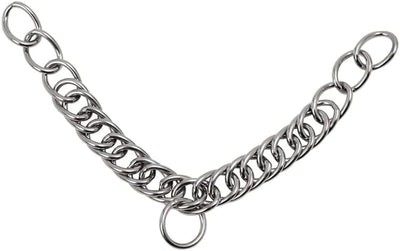Double Link Curb Chain - Steel Cob/Full size 643 (Sell out) - Hooves and Paws