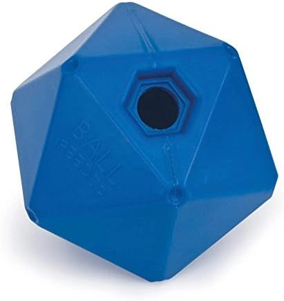 Shires Horse Pony Equine Ball Feeder Stable Toy Treat 9" Ball Blue