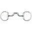 Myler Eggbutt Snaffle With Hooks With Stainless Steel Low Ported Barrel Narrow 5 Inch Mouth Copper Inlay Mb 43lp - Hooves and Paws