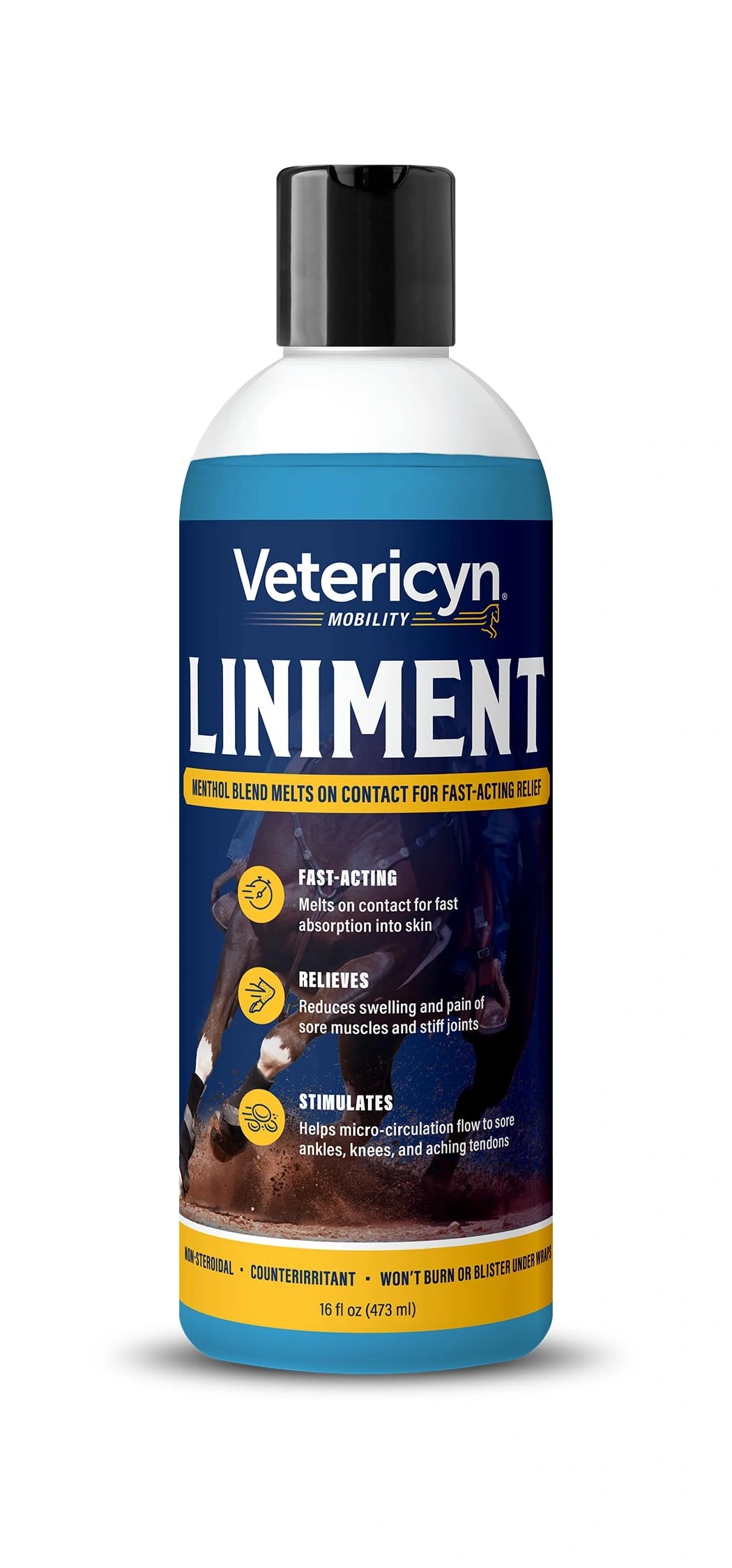 Vetricyn Mobility Horse & Rider Liniment - Fast Acting Muscle & Joint Relief for Equine & Human