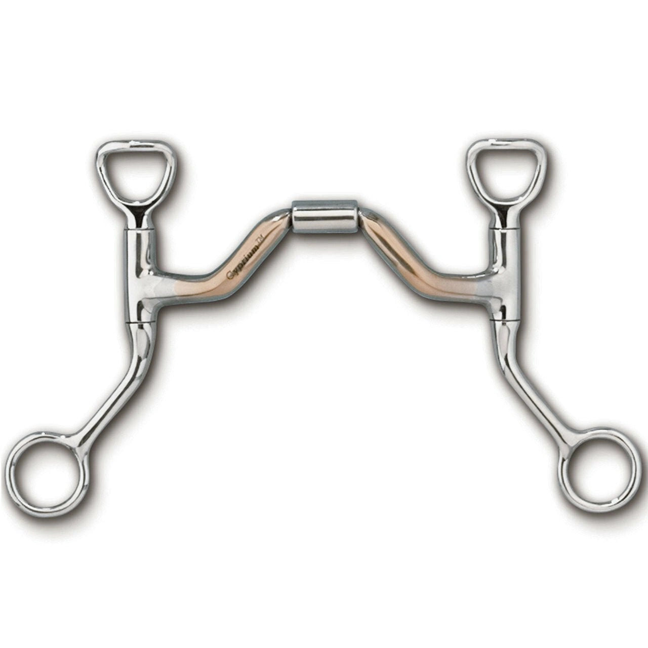 Myler Hbt Shank With Cyprium Ported Barrel Tom Thumb Snaffle 5 Inch Mouth Mb 33 - Hooves and Paws