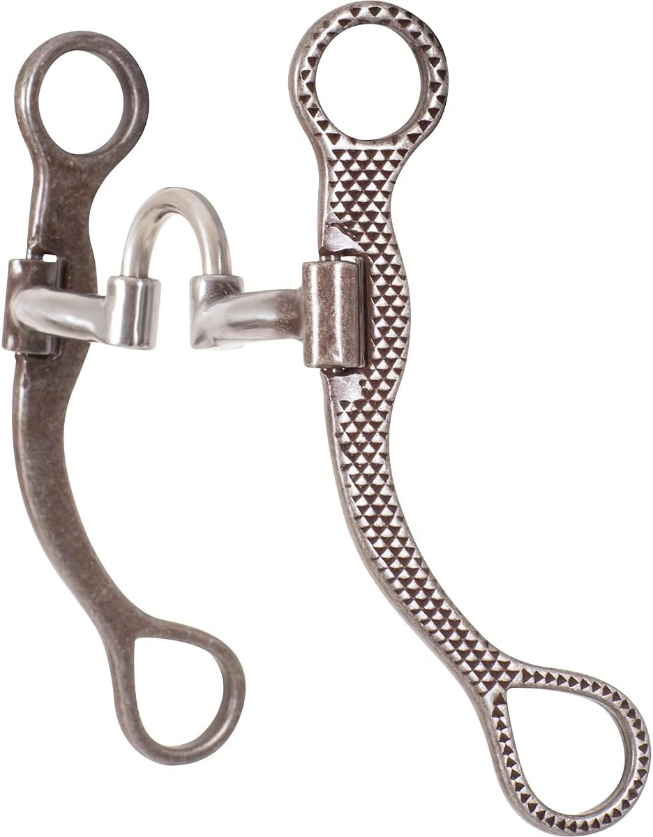 Classic Equine Rasp Performance Series Correction Bit - Ported Chain with Copper Inlay, 7" Stainless Steel Shank
