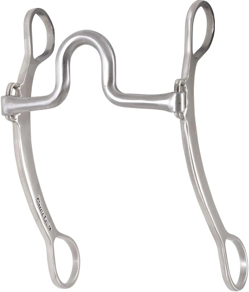 Classic Equine Shoulder Holder Bit - Forward-Set Mouthpiece for Barrel Racing Shoulder Lift and Control