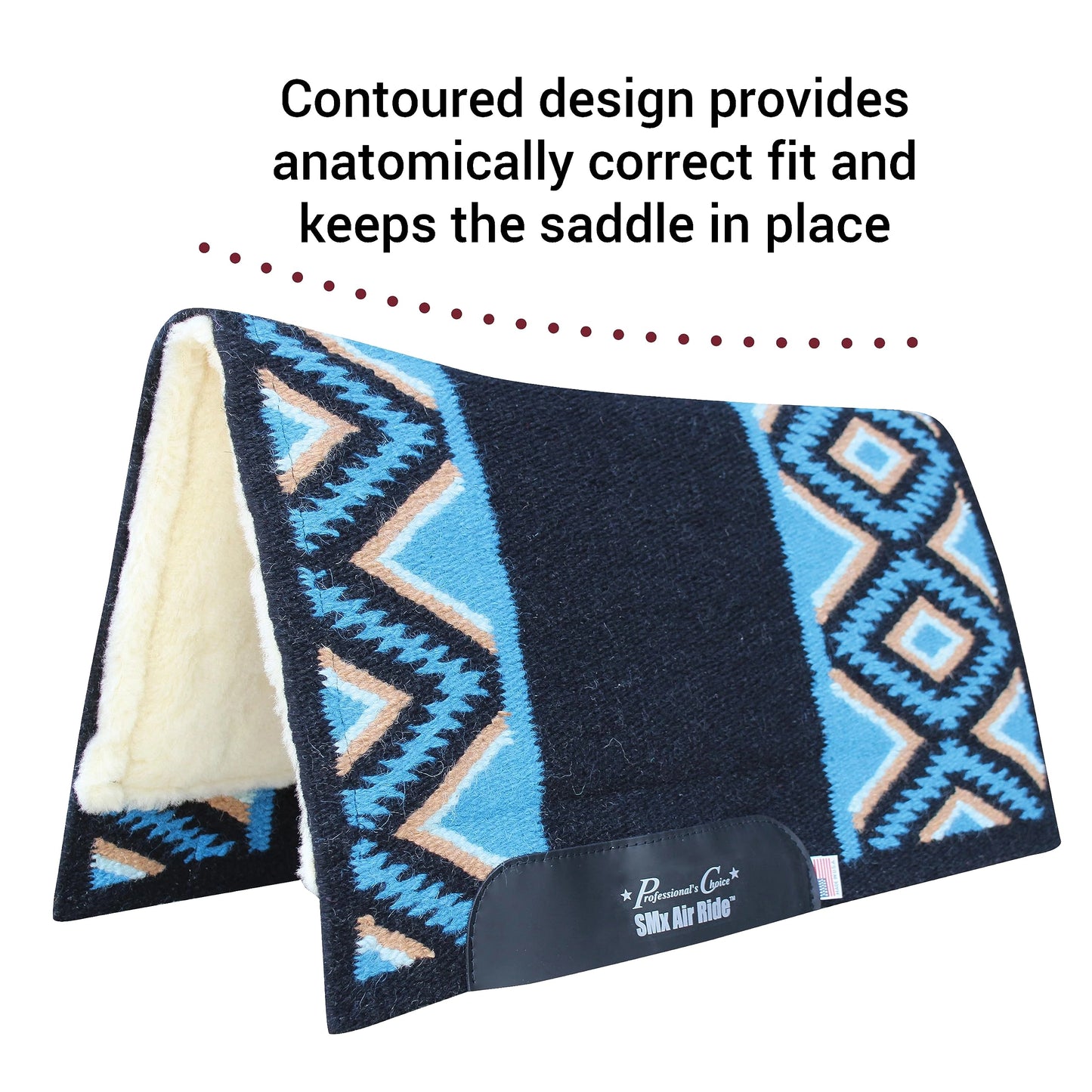 Professional's Choice Comfort-Fit SMX Air Ride Pad: El Dorado | Cooling System & Shock Absorption