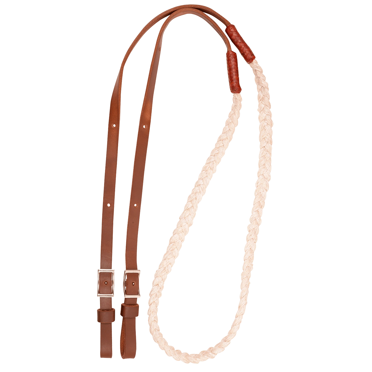 Martin Saddlery HAND BRAIDED NYLON BARREL REIN - Hooves and Paws