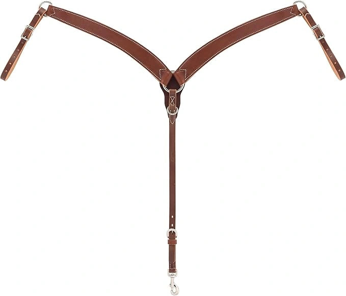 Weaver Leather Horizons Contoured Ring - in - Center Breast Collar 40 - 0875 - ST - Hooves and Paws