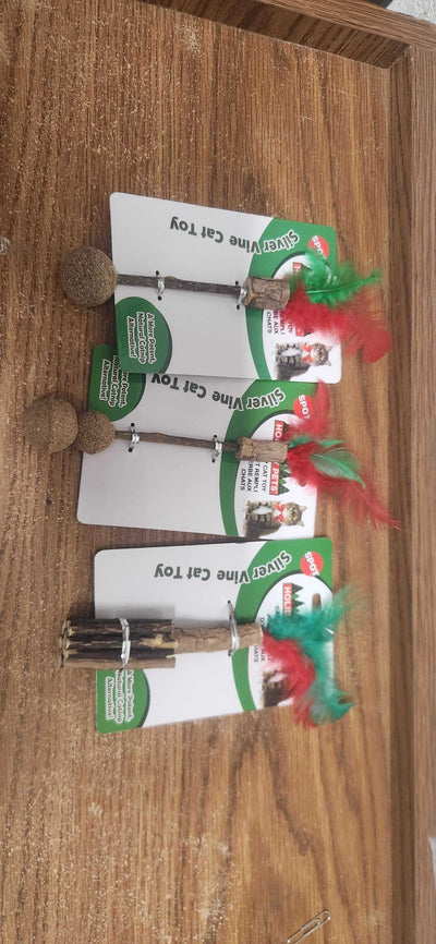 Ethical Pet Holiday Silver Vine Cat Toy (Sell out)