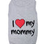 Parisian Pet I Love My Mommy Embroidered Tshirt - Hooves and Paws
