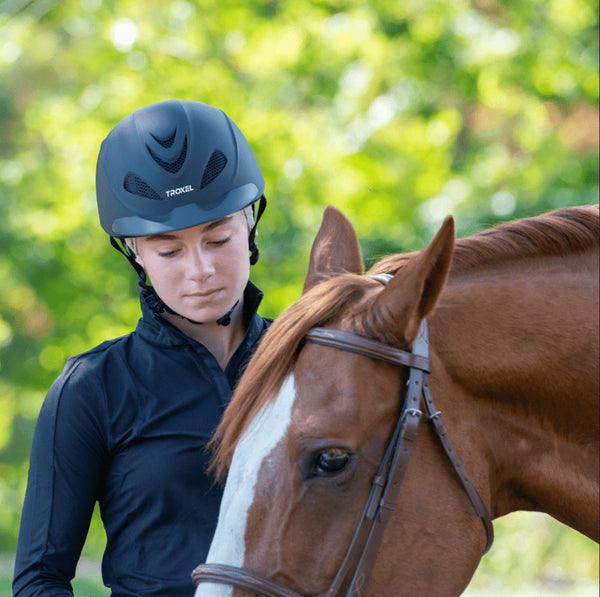Troxel Low Profile Western Safety Riding Helmet Liberty - Hooves and Paws