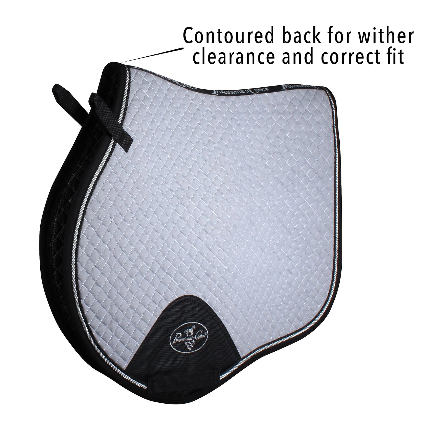 Professional's Choice Jump Pad with VenTECH Lining - Contoured Breathable Moisture-Wicking Saddle Pad