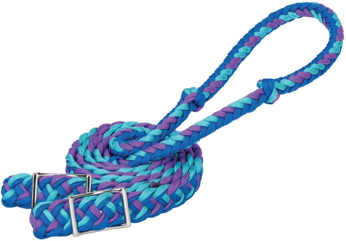 Weaver Equine Braided Nylon Barrel Reins - Thumbnail 3