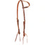 Martin Saddlery Blood Knot Slip Ear Headstall - Harness Leather