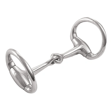 Weaver Leather 3 1/2'' Stainless Steel Mini Eggbutt Snaffle - Hooves and Paws
