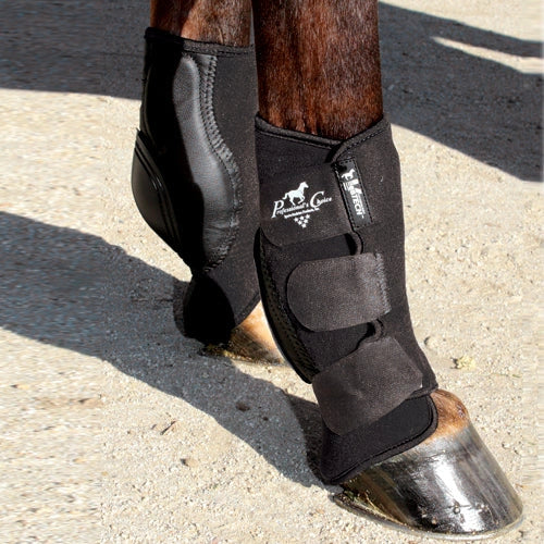 Professionals Choice VenTECH Slide-Tec Short Skid Boots - Ventilated Neoprene Horse Boots - Pair