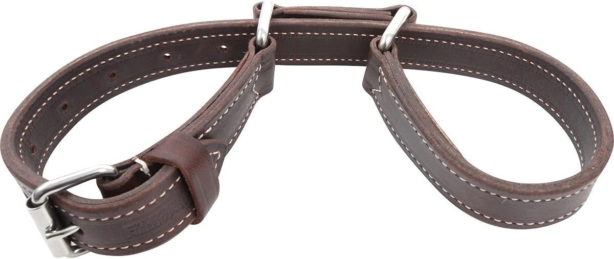 Martin Saddlery Double Stitched Latigo Leather Horse Hobbles - Durable Trail & Training Gear