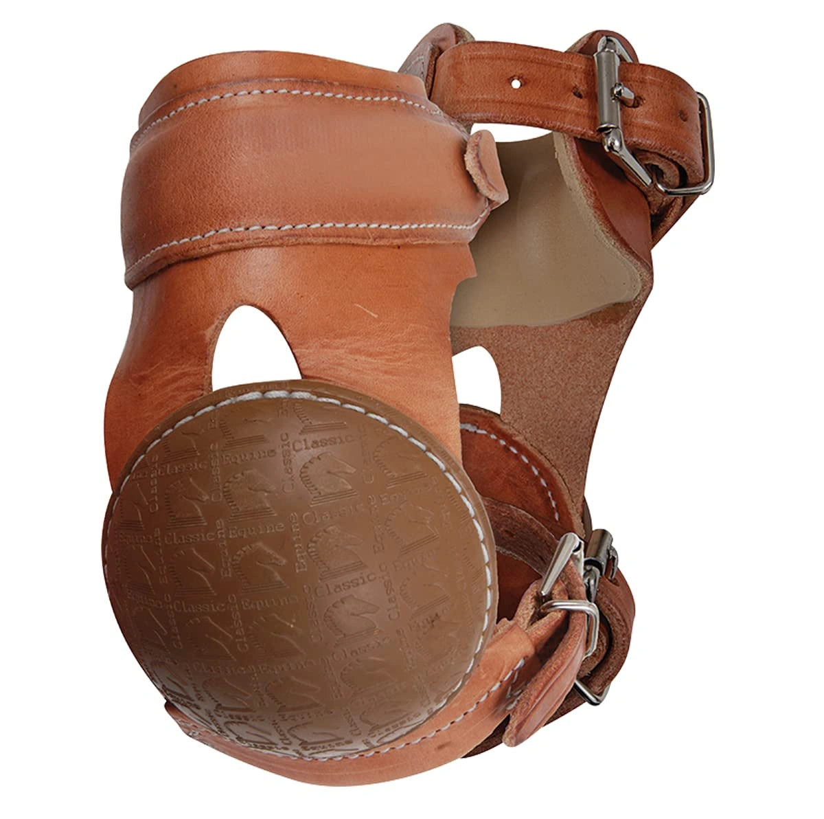 Classic Equine Boots Skid Protection Foam Lined Easy On Off Tan PSB200 - Hooves and Paws