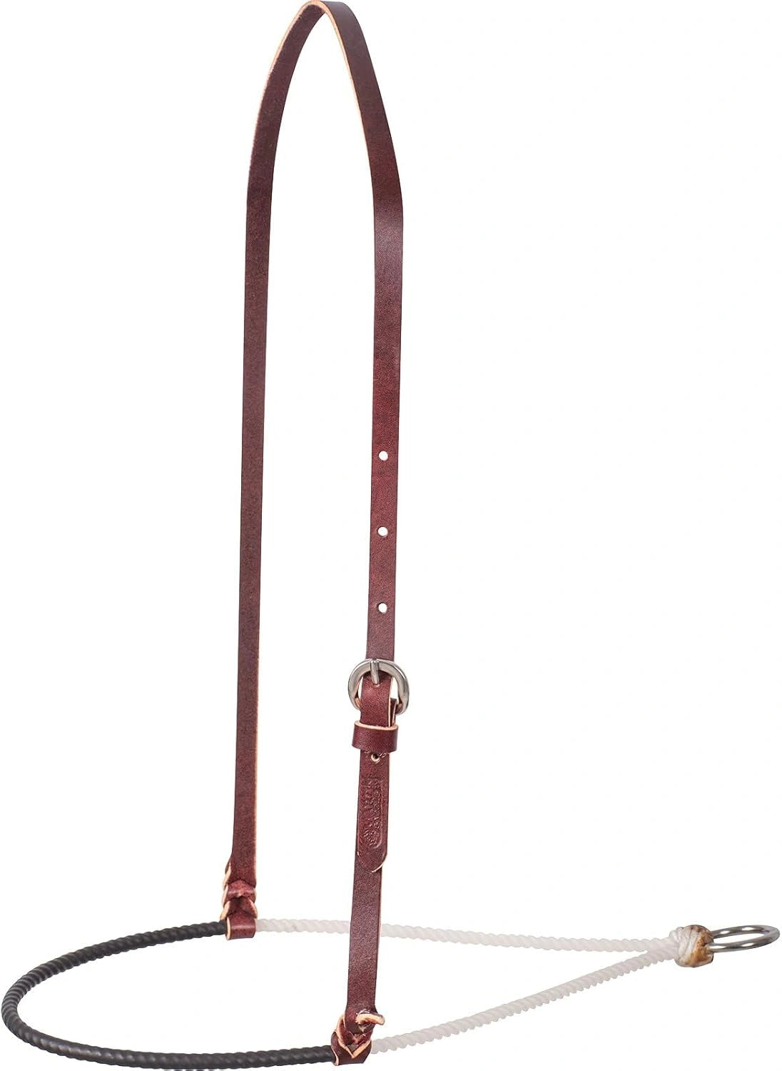Martin Saddlery 3/16" Single Rope Noseband with Shrink Wrap - Enhanced Horse Control and Balance