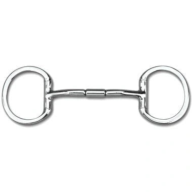 Myler Eggbutt Snaffle Without Hooks With Stainless Steel Mullen Barrel 5 Inch Mouth Copper Inlay Mb 32 - Hooves and Paws