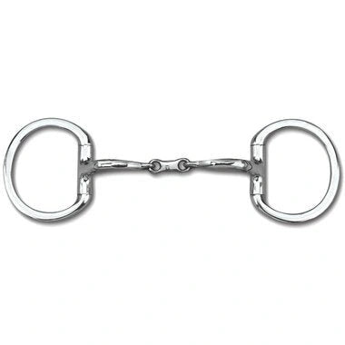 Myler Eggbutt Without Hooks With Stainless Steel French Link Snaffle Mb 10(5 In. S.S. 10. Mouth) - Hooves and Paws