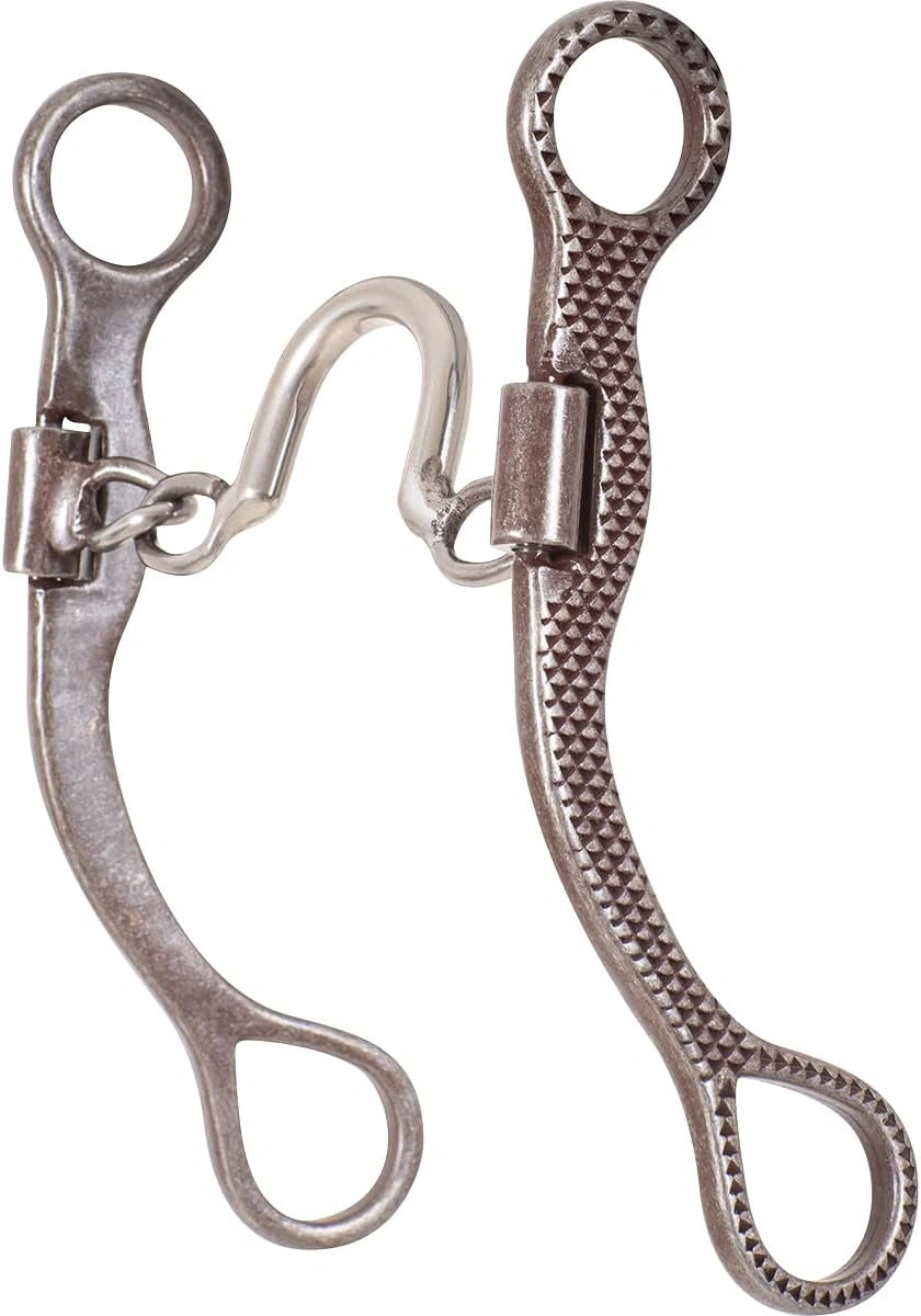 Classic Equine Rasp Performance Series Straight Shank Bit - Copper Inlaid Ported Chain Mouthpiece