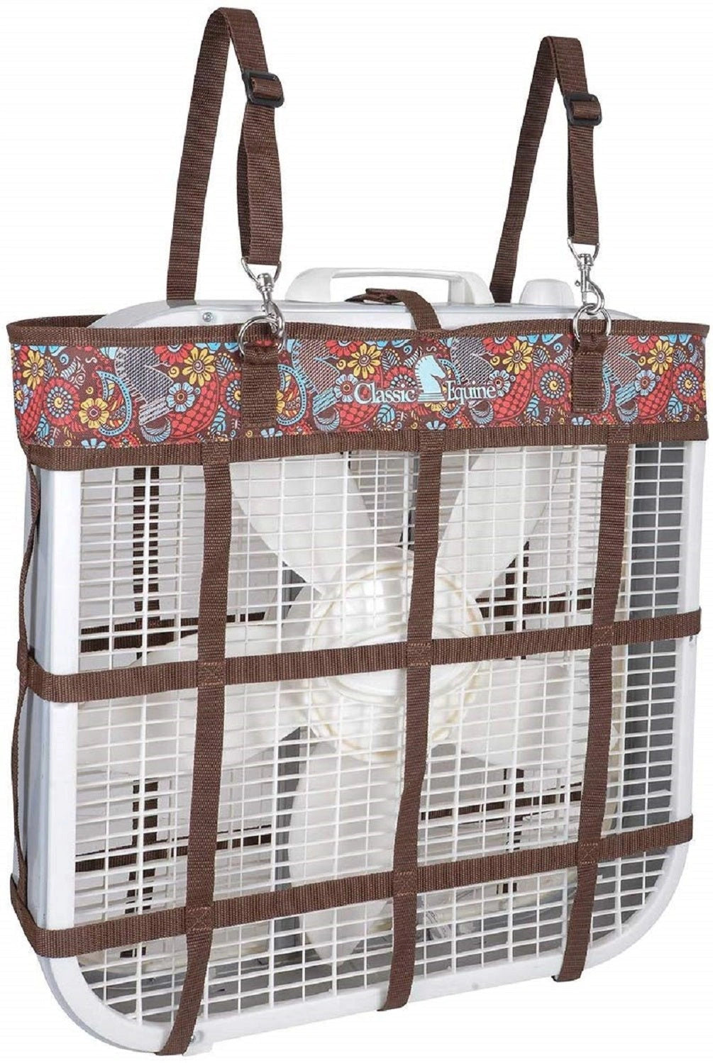 Classic Equine Horse Lightweight Portable Fan Bag - Hooves and Paws