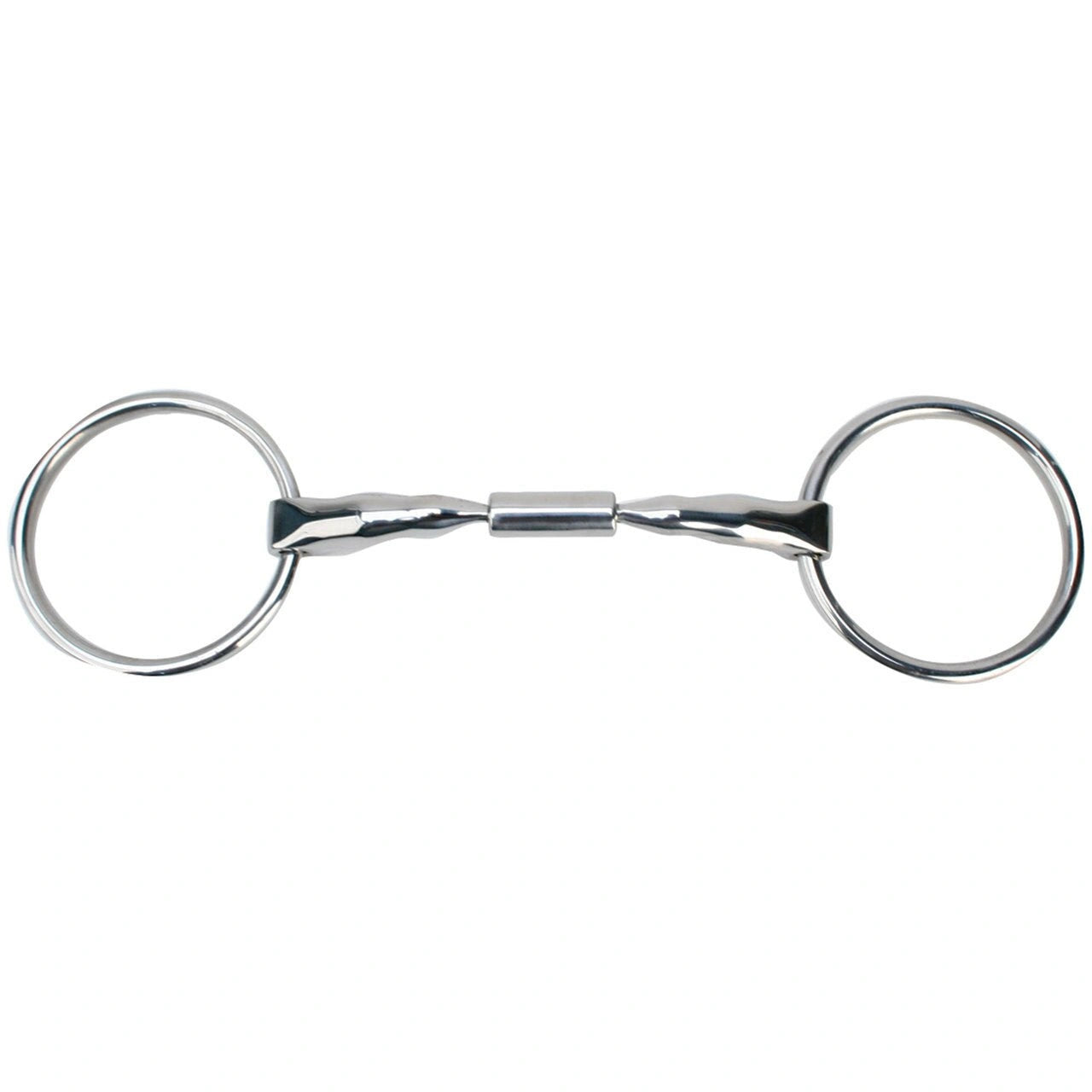 Myler Loose Ring Snaffle 5 1/2 Inch Mouth Copper Inlay Stainless Steel Mb 02 - 14mm - Hooves and Paws